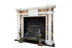 Period Georgian Sienna & White Marble Chimneypiece G223