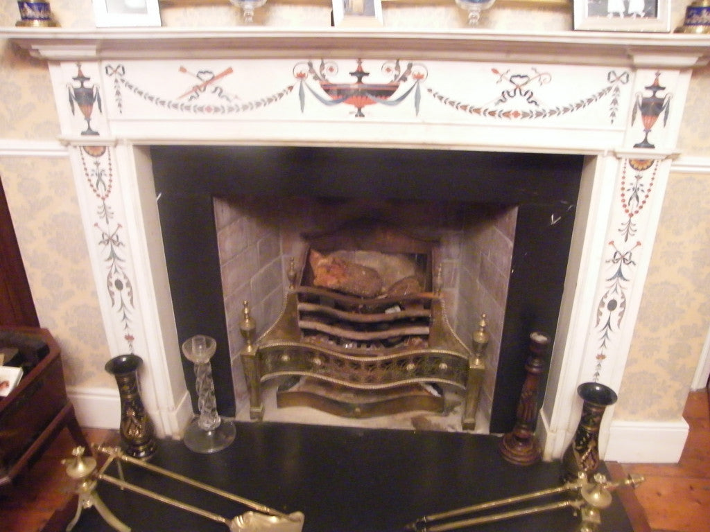 Period White Statuary Bossi Marble Chimney Piece 18th Century DES 7 *