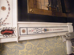 Period White Statuary Bossi Marble Chimney Piece DES 8 *
